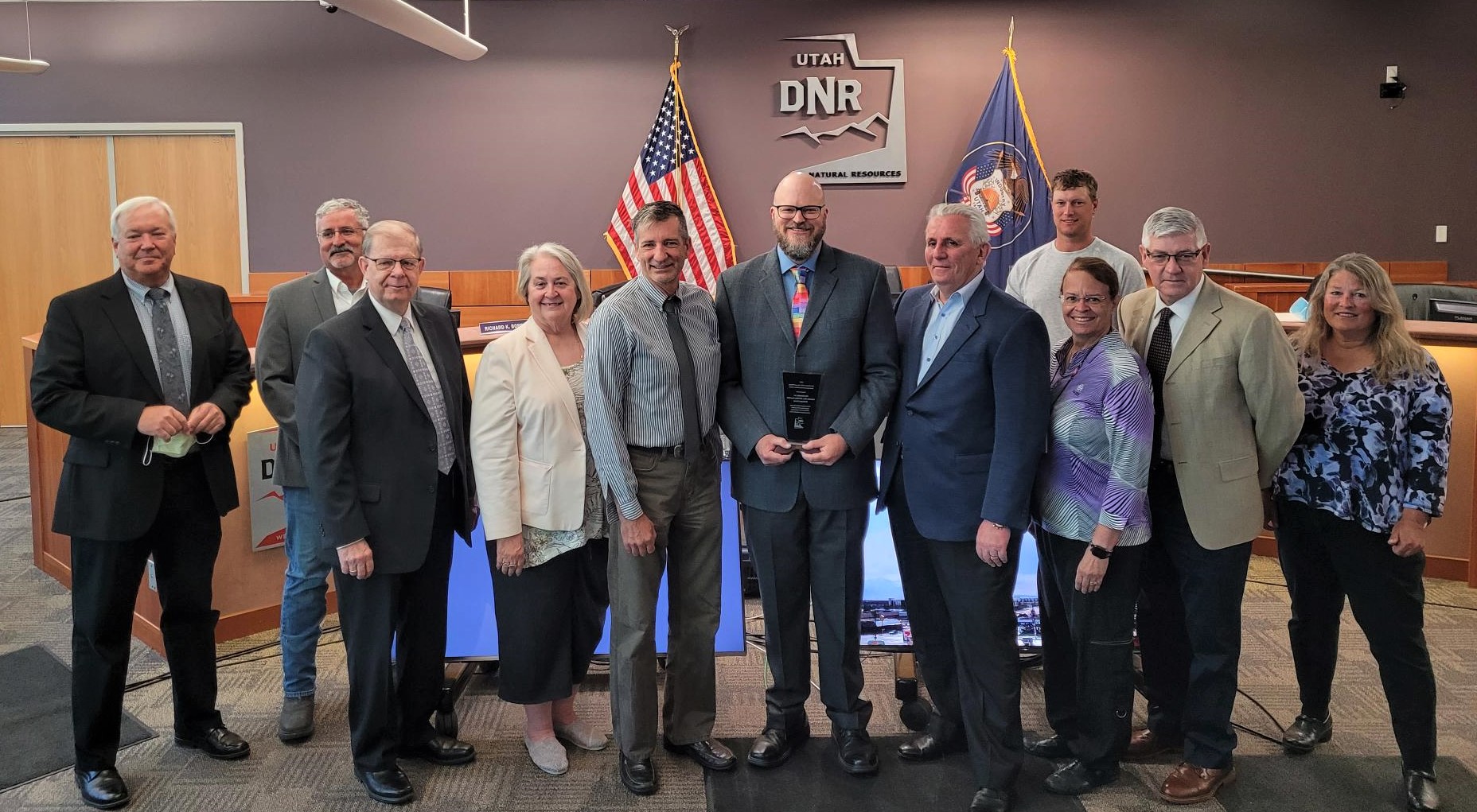 Gerald Heston DNR Utah Excellence in Reclamation Award June 22 2022