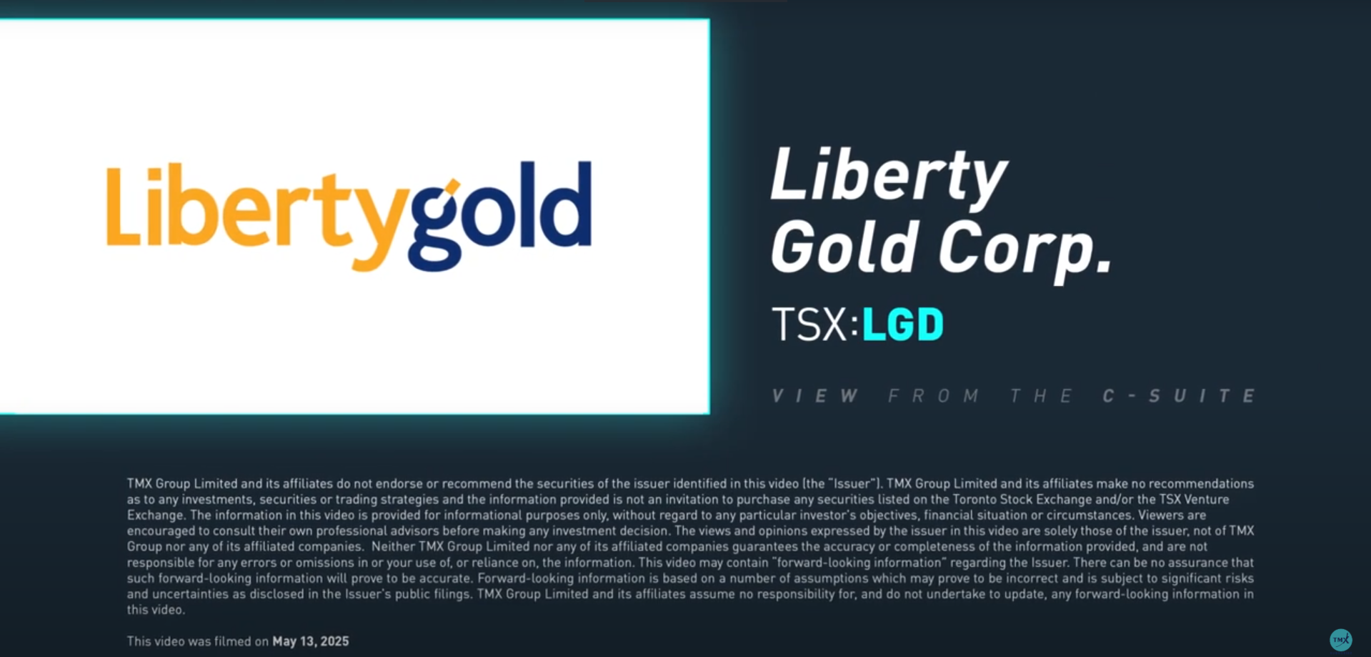 Liberty Gold President and COO talks gold outlook