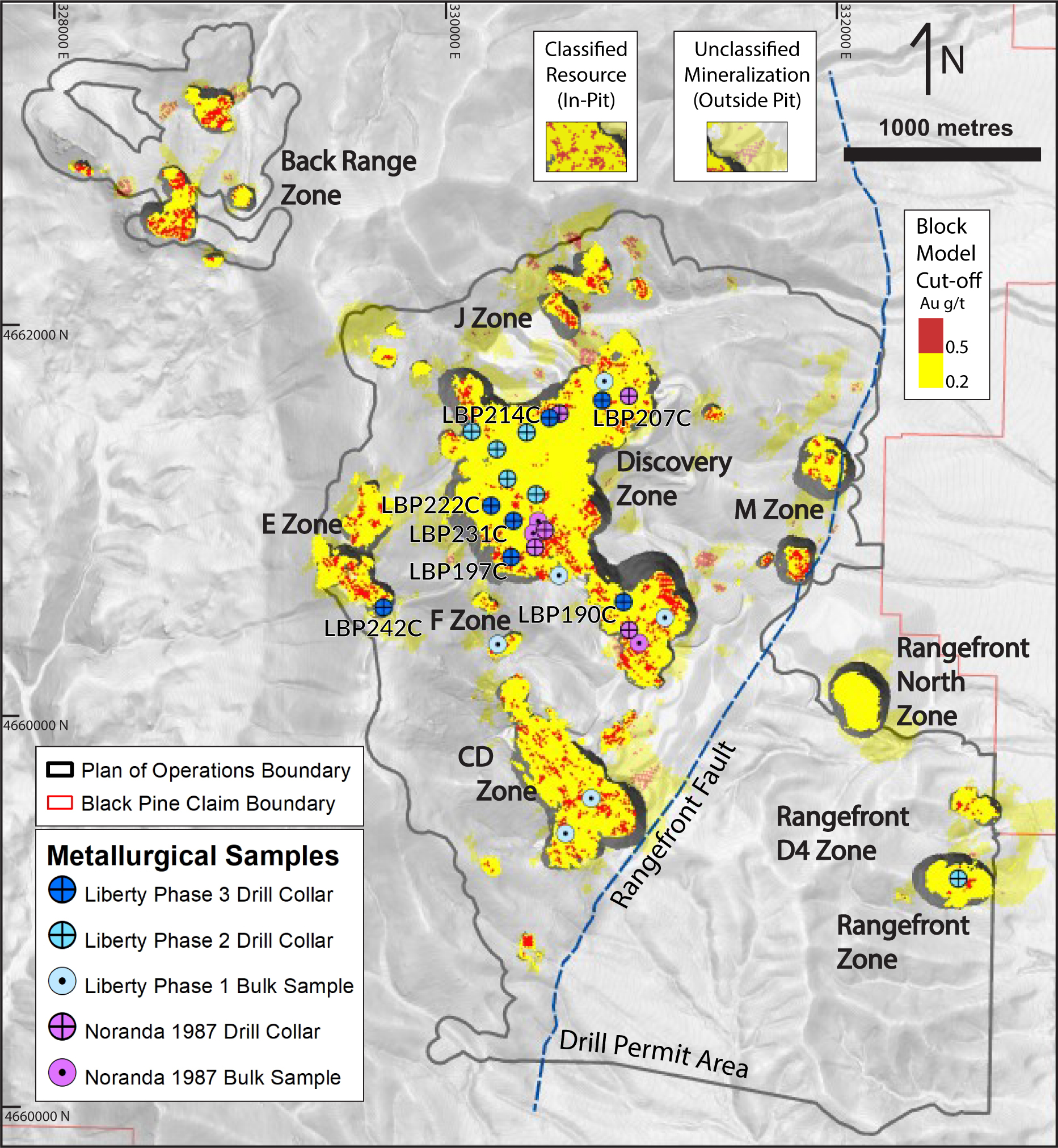 locations of drill